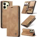 CASEME Xiaomi Redmi Note 14 4G 013 Series Lommebok-deksel - Brun