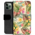 Mtp Products iPhone 11 Pro Premium Lommebok-deksel - Rosa Blomster