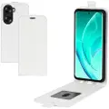 Mtp Products Honor 60 Pro Vertikalt Flip-etui med Kortluke - Hvit