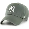 47 Brand MLB NY Yankees '47 Clean Up Caps grønn