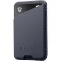 Mujjo MagSafe Card Wallet for iPhone 12-17 with Premium Velore Leather - Basalt