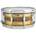 Ludwig 14 x 6.5 Raw Bronze Striped Snare - Ex Demo