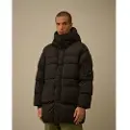 C.P. Company for man. 19CMOW240A005864G Coat Nycra-R Long Hooded Down black (XL), Casual, Polyamide