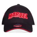Marvel Logo Red & White Baseballcaps