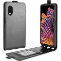 Mtp Products Samsung Galaxy Xcover Pro Vertikalt Flip-Etui med Kortluke - Svart