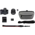 Canon EOS R50 + RF-S 18-45mm Travel Kit (Shoulder Bag & 64GB SD Card)
