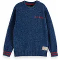Scotch & Soda Regular Fit Velvet Chenille Genser