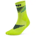 Cep Core Run Merino Socks Mid Cut 3.0, Løpestrømper, Herre, Lime/Blue