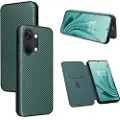 Mtp Products OnePlus Ace 2V/Nord 3 Flip-deksel - Karbonfiber - Grønn