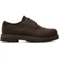 Timberland for man. TB0A69T9W011 Britton Road dark brown leather lace-up waterproof shoes (40), Flat, Laces, Casual, Sustainable