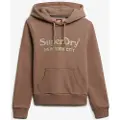 Superdry Brand Mark Relaxed Fit Hettegenser