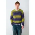 Balmohk Blurred Stripe Genser