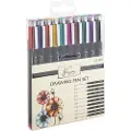Nassau Fineliners pennesæt, farvede, 10 stk