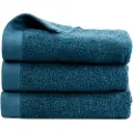 Borg Håndkle - 100% Myk bomull med høy absorberingsevne - 50x100 cm - Mørkeblått håndkle fra danske
