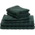 Borg Livinig Håndklær 2 stk. 100% kjemmet bomull - Myke grønne håndklær 50x100 cm fra