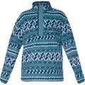 Columbia Helvetia II Printed Half Snap Fleece Half-Zip Fleecegenser blå