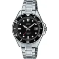 Casio Zegarek Casio Zegarek męski Casio MDV-10D-1A1VEF srebrny