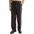 Scotch & Soda Yarn-dyed Cool Wool-blend Baggy Fit Chinobukser