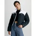 Calvin Klein Jeans for woman. J20J222340 Down Jacket Block Colour black, white (L), Casual, Recycled Polister