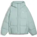Puma Hooded Down Puffer Jacket Women, Clothing, Light Moss, L