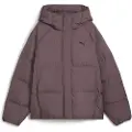 Puma Hooded Down Puffer Jacket Women, Clothing, Raisin, L