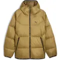 Puma Hooded Down Puffer Jacket Men, Clothing, Honey Butter, L