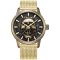 Police Raho Skull Mesh 3h Klokke