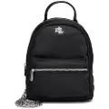 Ralph Lauren for woman. 431977393001 Mini Stevie backpack bag black (OSFA), Casual, Nylon