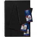 Karto Skitseblok, A4, ulinjeret, 50 ark, 110 g, sort