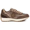 Carmela for woman. 16199704-TAUPE Leather trainers 161997 taupe (35), Flat, Laces, Casual