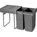 Emuca 2x25l Resirkuleringsbeholder