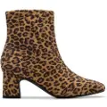 Clarks for woman. 26182937 Fernie Zip animalprint leather bollards (36), 3 to 5 cm, Casual, Animal Print