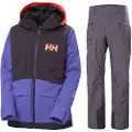 Helly Hansen Powchaser 2.0, Skijakke, Dame, Black Grape