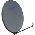 Schwaiger satellittspeil 100cm, aluminiumsgrå