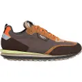 Pepe Jeans for man. PMS600003 Trainers Foster Connected green (46), Leather, Brown, Flat, Laces, Casual