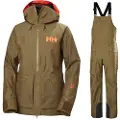 Helly Hansen Powderqueen 3.0, Skijakke, Dame, Sepia