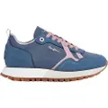 Pepe Jeans for woman. PLS400001 Ari Snug Shoes blue (39), Leather, Flat, Laces, Casual