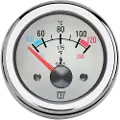 VETUS 120° D Temperaturmåler 52 Mm 12v