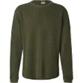 Levi's for man. A9249-0019 Relaxed thermal T-shirt green (XL), Casual, Cotton, Long sleeve