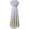 Scotch & Soda Gathered Kortermet Lang Kjole
