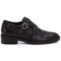 Carmela for woman. 16196302-NEGRO Leather Moccasins 161963 black (35), Flat, 1 to 3 cm, Buckle, Casual, Party, Classic
