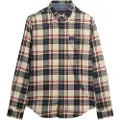 Superdry M4011047a Skjorte Med Lange Ermer