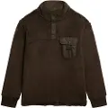 Superdry High Pile Halv Glidelås Genser