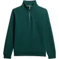 Superdry Essential Logo Henley Halv Glidelås Genser