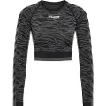 Hummel Saga Cropped Seamless Langarmet T-skjorte
