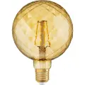 Ledvance OSRAM Vintage 1906 - LED-filamentlyspære - form: furukongle - E27 - 4 W (ekvivalent 40 W) - klasse E - behagelig varmt lys - 2500 K - gull