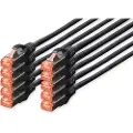 Digitus Professional patch cable - 3 m - black - Svart - 3 meter