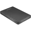 Logilink UA0339, HDD/SSD-kabinett, 2.5, SATA, Serial ATA II, Serial ATA III, 5 Gbit/s, USB-tilkobling, Sort