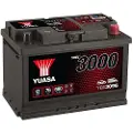 Yuasa 12v 76ah/680a Ybx3000 Smf P+ Standard B13 Start-up Bilbatteri