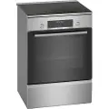 Bosch Serie | 6 HLS79Y351U - Komfyr - frittstående - bredde: 60 cm - dybde: 60 cm - høyde: 90 cm - med selvrens - rustfritt stål